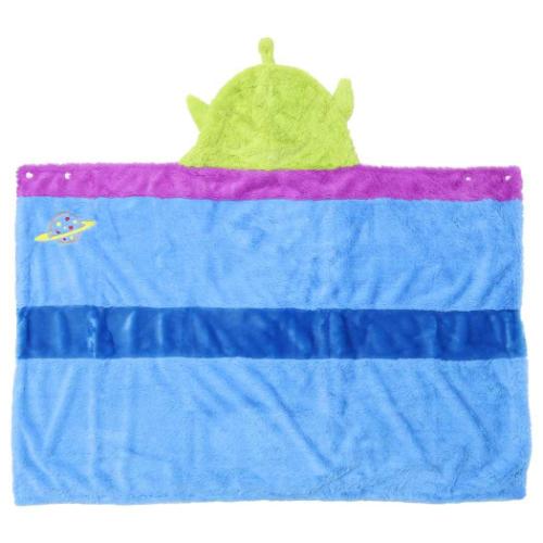 ひざ掛け毛布 フード付きブランケット ハローフード エイリアン ディズニー 丸眞 ウォーマー雑貨 キャラクター