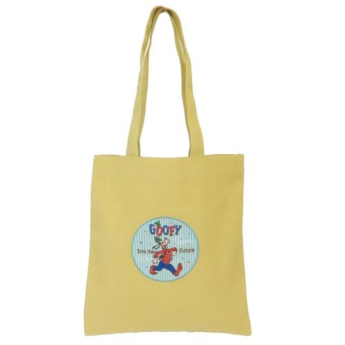 トートバッグ キャンバストート グーフィー ディズニー ハッピーフューチャー 丸眞 手提げかばん A4サイズ対応