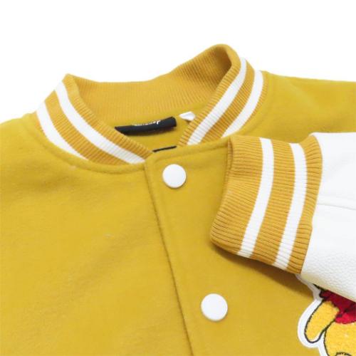 くまのプーさん スタジャン アウター レディース マイルドハニー L ディズニー キャラクター