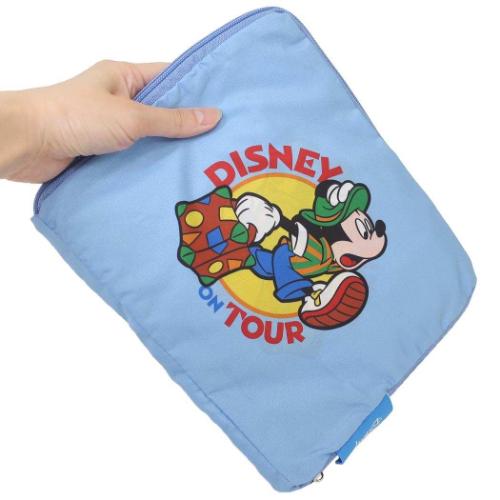 JAL×Disney キャラクター 折りたたみボストンバッグ エコボストンバッグ トラベルブルーエコボストン