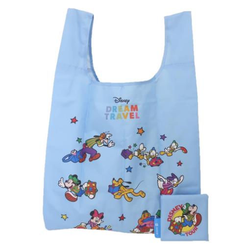 ショッピングバッグ JAL×Disney エコバッグ トラベルブルーエコ お買い物かばん