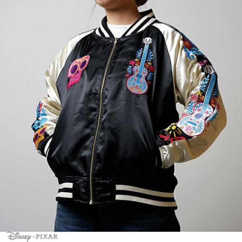 スカジャン L リメンバーミー アウター ディズニー 丸眞 スカル