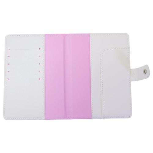 ミニーマウス お薬手帳ケース マルチケース フラワーリボンパープル ディズニー キャラクター