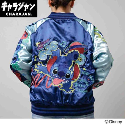 スカジャン　ディズニー アウター スカジャン エクスペリメント スティッチ ディズニー : 雑貨