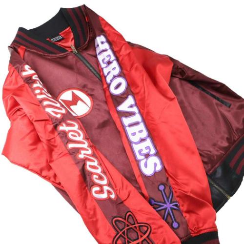 スカーレットウィッチ グッズ アウター MARVEL キャラクター スカジャン L ヒーローバイブス