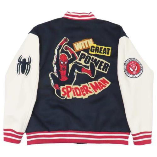 スパイダーマン アウター メンズ スタジャン グレートパワー 3L MARVEL キャラクター グッズ MARVEL（マーベル） スパイダーマン アウター メンズ スタジャン