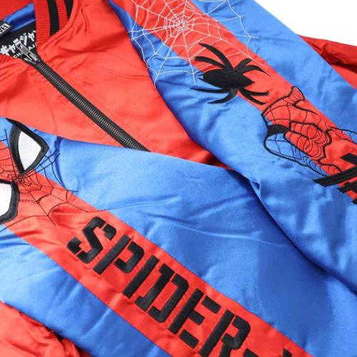 スパイダーマン グッズ アウター MARVEL キャラクター スカジャン 3L