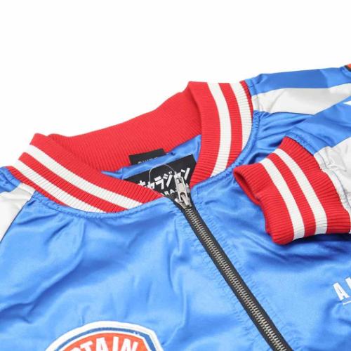 キャプテンアメリカ MARVEL キャラクター アウター スカジャン 3L トリプルスター