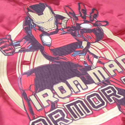 アイアンマン スカジャン 3L アウター アーマーアップ MARVEL キャラクター グッズ