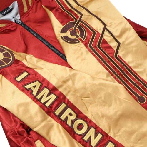 アイアンマン スカジャン 3L アウター アーマーアップ MARVEL キャラクター グッズ