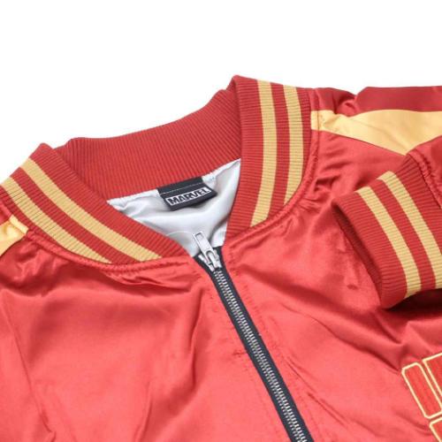 アイアンマン スカジャン 3L アウター アーマーアップ MARVEL キャラクター グッズ