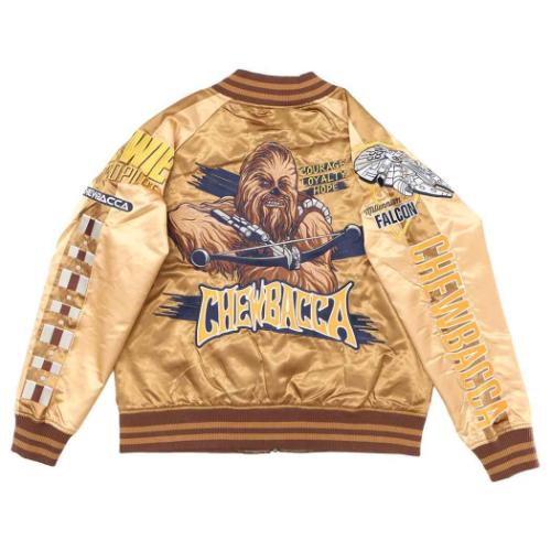 スターウォーズ アウター スカジャン L ブラウンアグレッシブ STAR WARS 丸眞