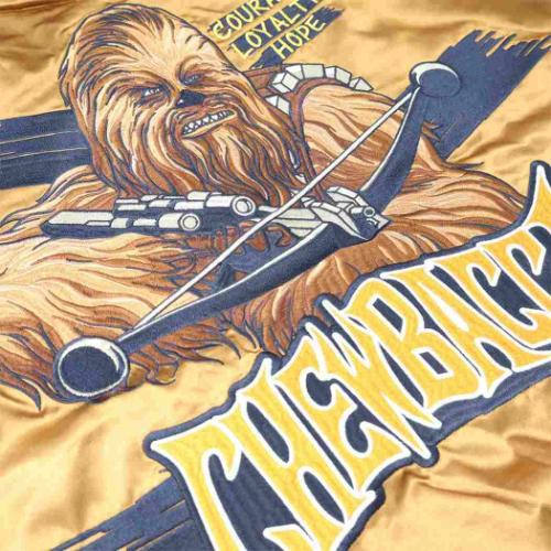 スターウォーズ アウター スカジャン L ブラウンアグレッシブ STAR WARS 丸眞