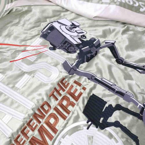 スターウォーズ STAR WARS キャラクター アウター スカジャン L AT-STウォーカー