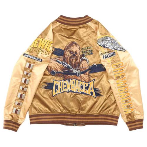 スターウォーズ キャラクター アウター スカジャン 3L ブラウンアグレッシブ STAR WARS