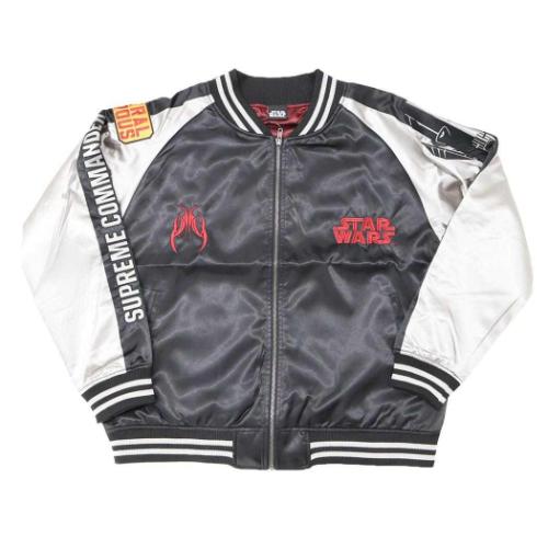 スターウォーズ グッズ アウター キャラクター スカジャン 3L シャドウブラック