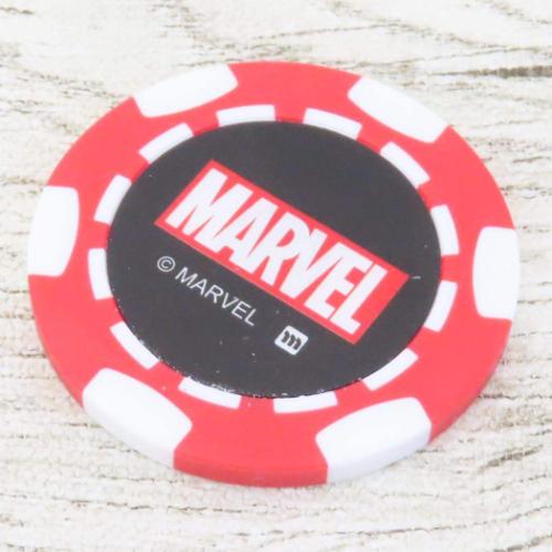 スパイダーマン ゴルフ用品 ゴルフマーカー コイン型 マークウェブ MARVEL