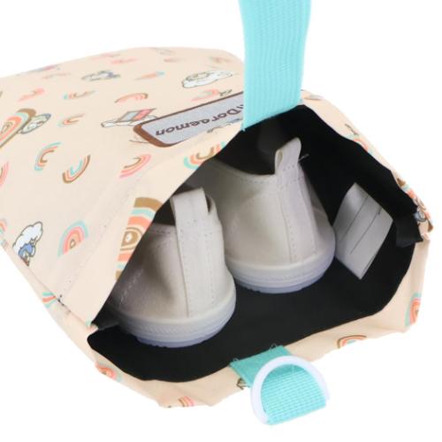 アイムドラえもん 靴用バッグ シューズバック ナチュラルレインボー サンリオ 丸眞