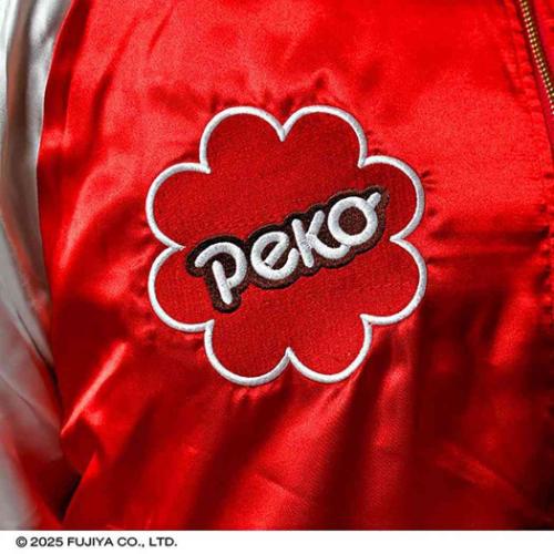 不二家のペコちゃん グッズ アウター キャラクター スカジャン L ラブキャンディ