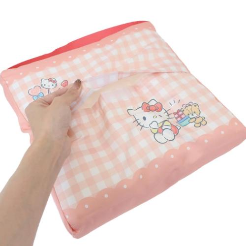 ハローキティ 学校座布団 スクールクッション ショッピングキティ