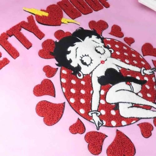 ベティブープ スタジャン BETTY BOOP アウター レディース キャラクター キュートスタイルベティー L