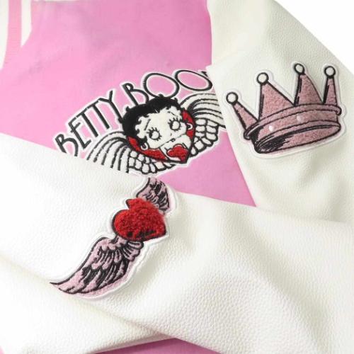 ベティブープ スタジャン BETTY BOOP アウター レディース キャラクター キュートスタイルベティー L