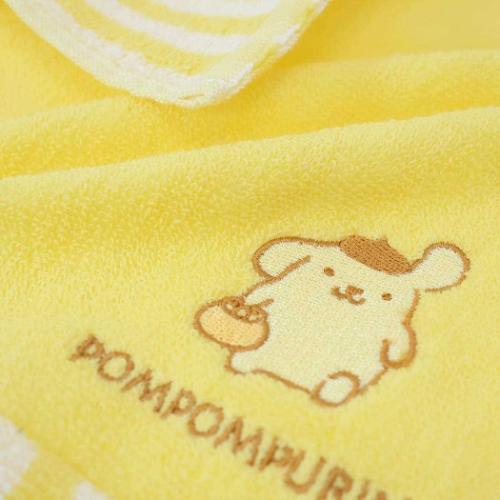 ポムポムプリン グッズ ミニタオル キャラクター ジャガードハンカチ