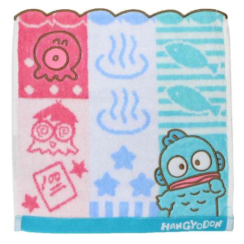 ハンギョドン ミニタオル パイルジャカード ハンカチタオル シャンブル