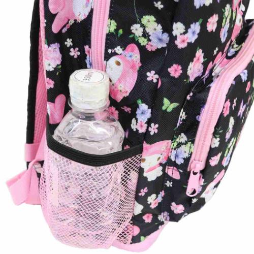 キッズリュック リュックサック サンリオ マイメロディ ブラックフラワー 丸眞 キッズデイパック 子ども