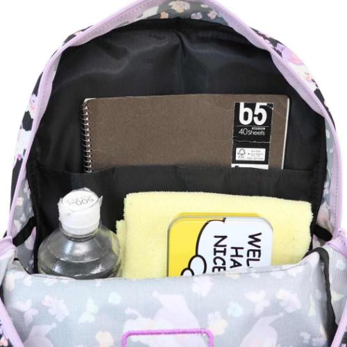 キッズリュック リュックサック クロミ サンリオ ブラックフラワー 丸眞 キッズデイパック 子ども キャラクター