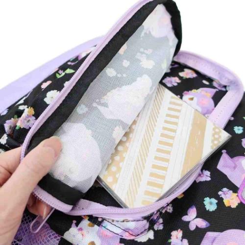 キッズリュック リュックサック クロミ サンリオ ブラックフラワー 丸眞 キッズデイパック 子ども キャラクター