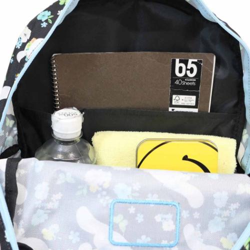 キッズリュック リュックサック シナモロール ブラックフラワー 丸眞 サンリオ キッズデイパック 子ども キャラクター