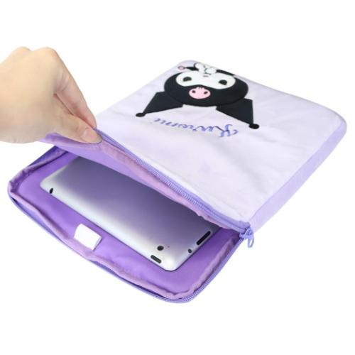 クロミ サンリオ キャラクター ガジェットケース タブレットケース ふわひょこパープル