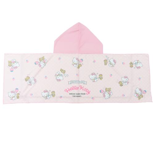 [Girls2×Hello Kitty]フード付きタオル Girls2×Hello Kitty]フード付きタオル - メルカリ