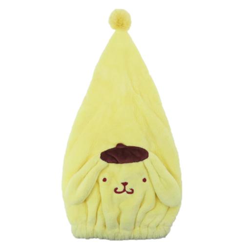 ポムポムプリン サンリオ キャラクター キャップタオル バラエティキャップタオル プリンキャップ 丸眞