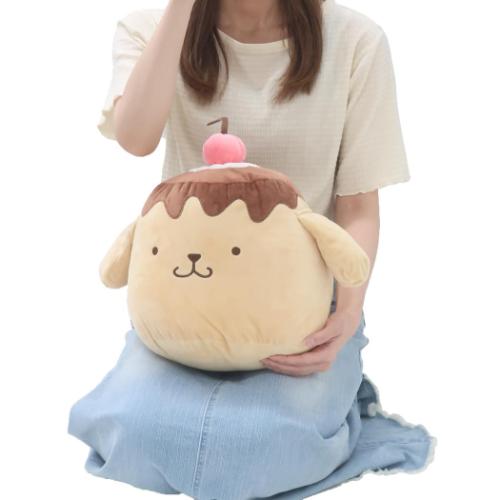 ポムポムプリン ダイカットクッション クッション プリンアラモード