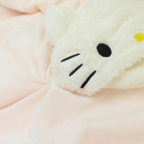 ブランケット フード付きブランケット ハローキティ キティフード 丸眞 サンリオ ひざ掛け毛布 ウォーマー雑貨 キャラクター