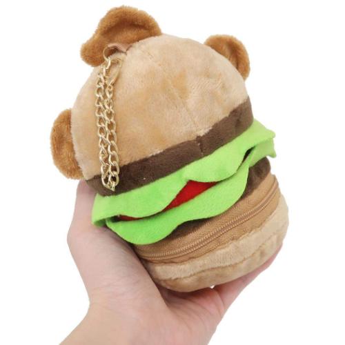 ポーチ　ハンバーガー サンリオ ハンギョドン ハンバーガーポーチ 小物入れ ぬいぐるみ