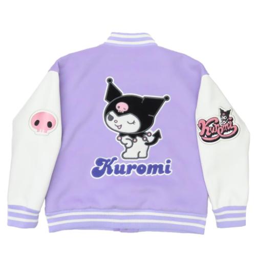 クロミ キャラクター アウター レディース スタジャン ホワイトパープル L サンリオ