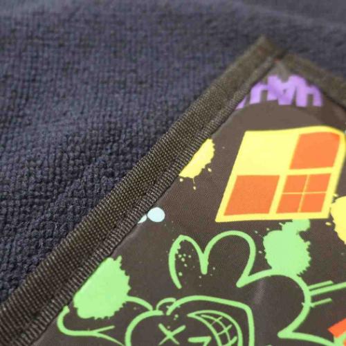 レインタオルL ハンドタオル DCコミック ジョーカー＆ハーレイクイン 丸眞 ゴルフ雑貨