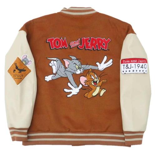 トムとジェリー スタジャン ワーナーブラザース アウター レディース キャラクター キャッチアンドラン L