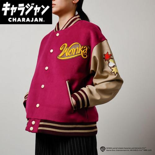 アウター ウォンカ スタジャン L チョコレートマジック キャラジャン メンズ レディース ユニセックス