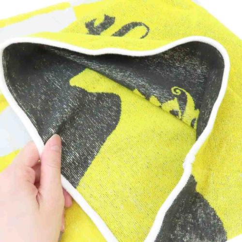 大人用枕カバー タオル枕カバー ハリーポッター ワーナーブラザース ハッフルパフシンボル 丸眞