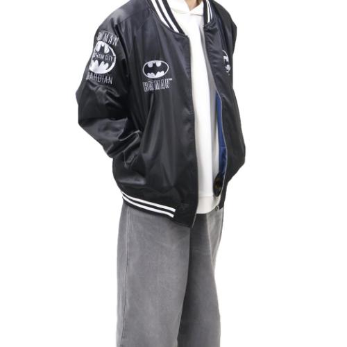 バットマン グッズ アウター DCコミック キャラクター スカジャン 3L