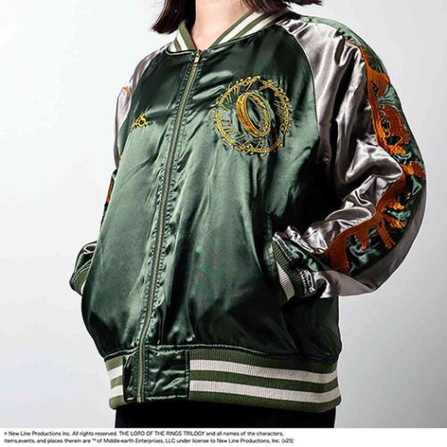 アウター ロードオブザリング スカジャン L ザ リング キャラジャン メンズ レディース ユニセックス