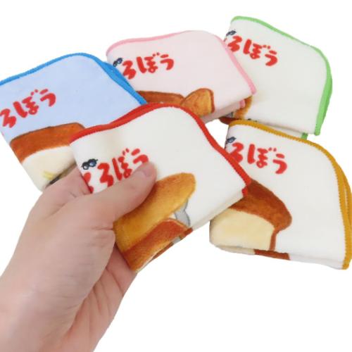 ミニタオル パンどろぼう はんかちタオル5枚セット 入園入学準備雑貨