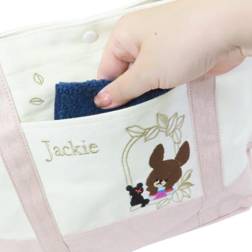 くまのがっこう トートバッグ 手提げかばん まどべのジャッキー 絵本キャラクター