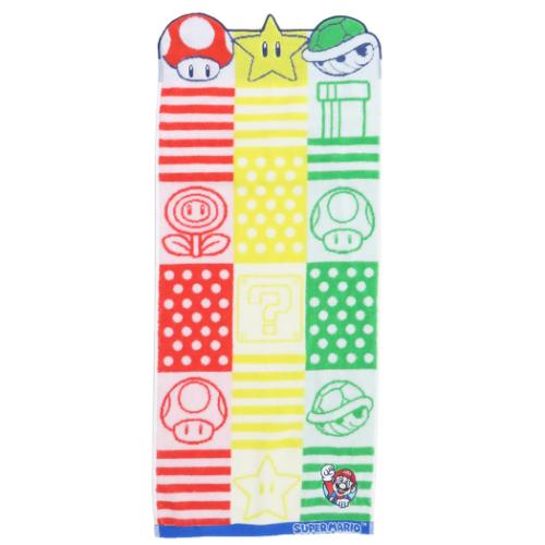 スーパーマリオブラザーズ グッズ フェイスタオル キャラクター