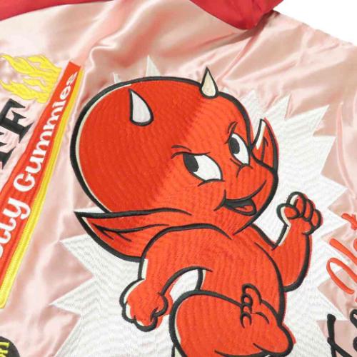 スカジャン アウター ホットスタッフ レッドホット 丸眞 プレゼント キャラクター