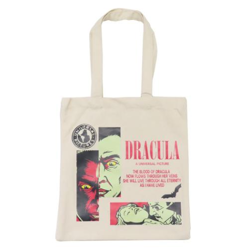 キャンバストート トートバッグ ドラキュラ ユニバーサル映画 ブラックバット 丸眞 手提げかばん A4サイズ対応 映画キャラクター